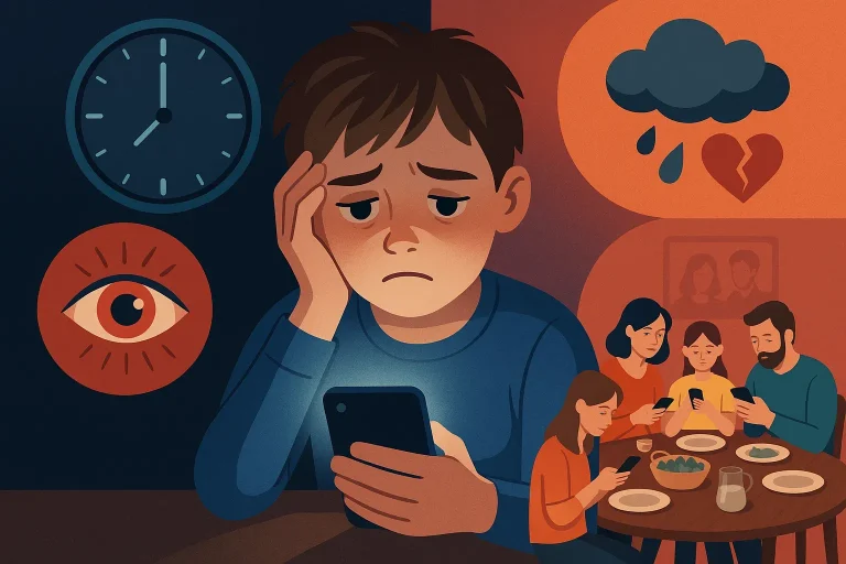 بررسی پیامدهای وابستگی به گوشی های هوشمند