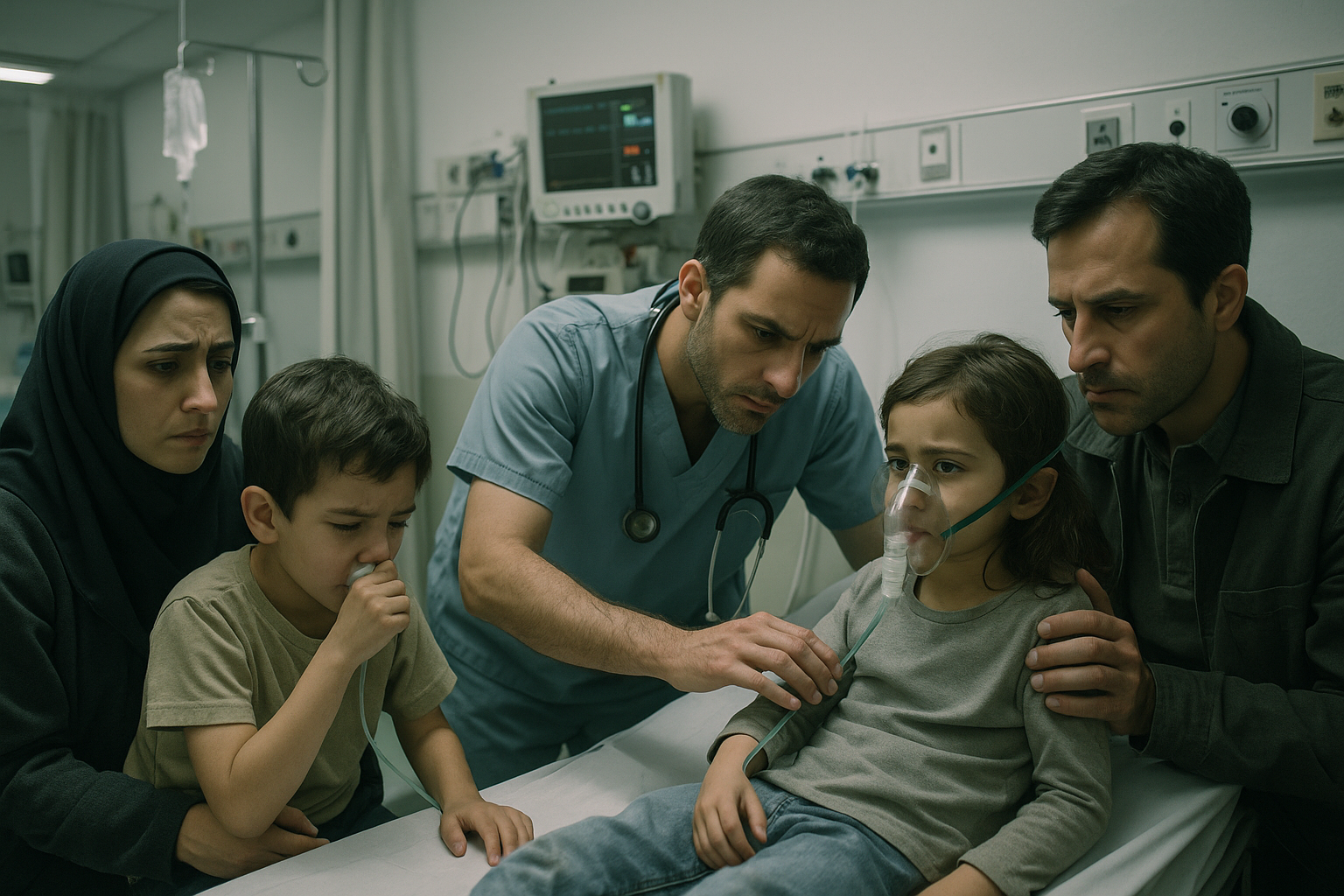 کودک بستری‌شده بر اثر آلودگی هوا؛ زنگ خطر تعطیلی مدارس در تهران