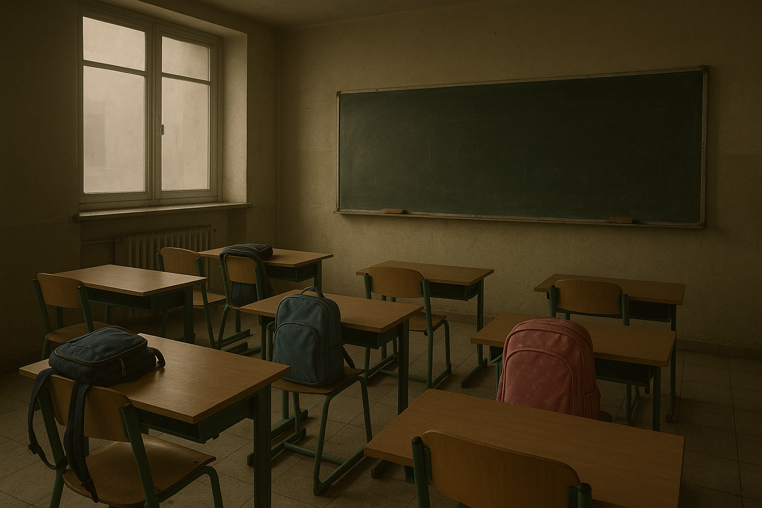 تعطیلی مدارس در تهران و غیبت دانش‌آموزان پایه اول در کلاس درس ابتدایی