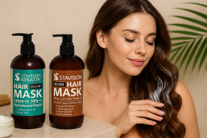 ماسک مو استاویژن حاوی کراتین: 6 راهکار نوین برای ترمیم و درخشندگی موهای آسیب دیده بدون نیاز به آبکشی
