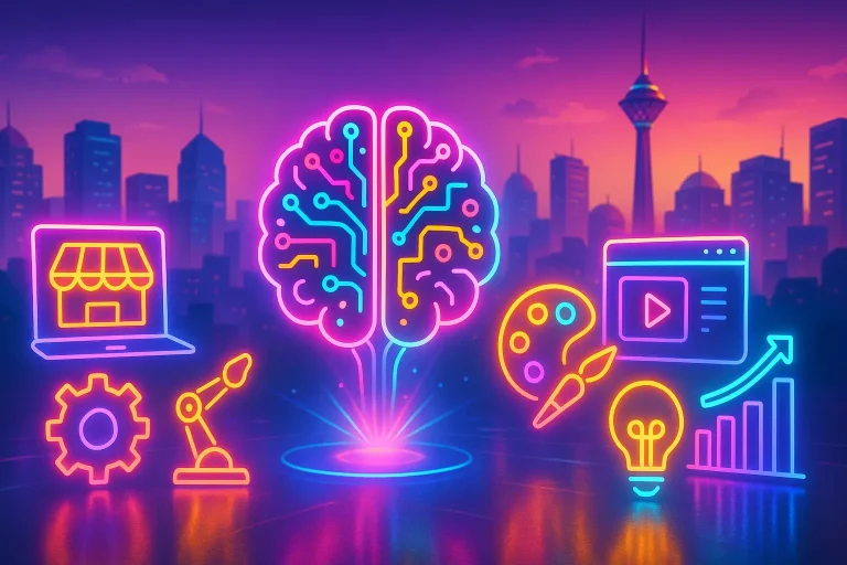 ۱۰ ایده پول‌ساز هوش مصنوعی که مخصوص ایران جواب می‌ده | کسب درآمد با هوش مصنوعی