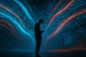 تصویر کنایه‌آمیز از کنترل نامرئی