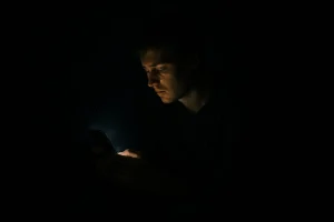 تصویر زندگی دیجیتال با تضاد