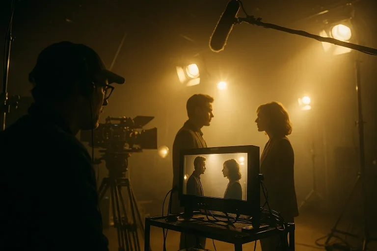 پشت صحنه ساخت فیلم: از جرقه ایده تا پرده نقره‌ای | راهنمای کامل فرآیند تولید فیلم و سریال