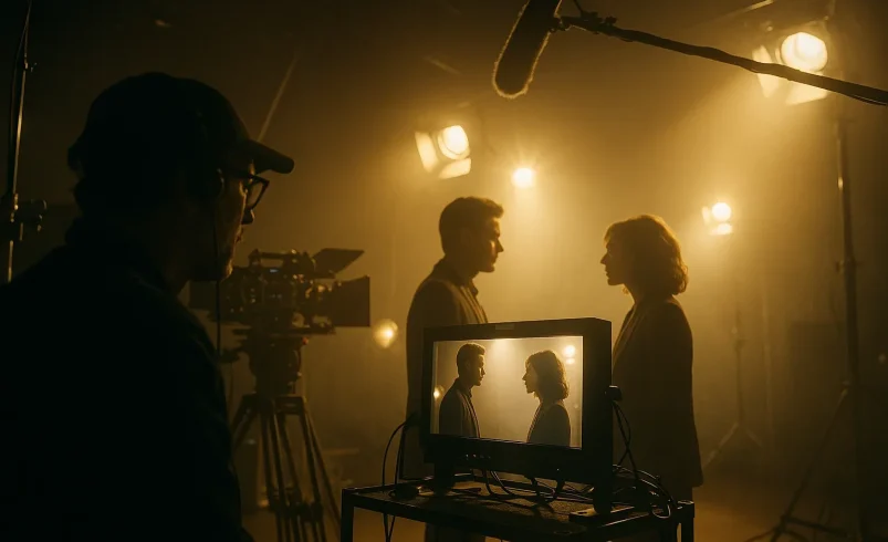 پشت صحنه ساخت فیلم: از جرقه ایده تا پرده نقره‌ای | راهنمای کامل فرآیند تولید فیلم و سریال