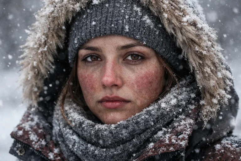 کدر و خسته شدن پوست در زمستان (دلایل علمی + راه‌حل‌های عملی)