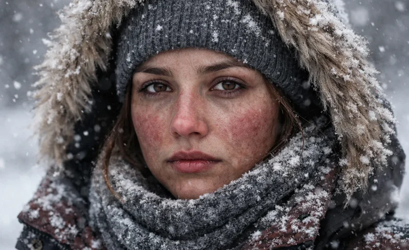 کدر و خسته شدن پوست در زمستان